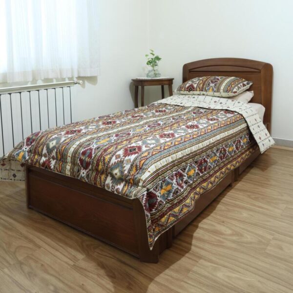 سرویس روتختی یک نفره 4تکه مدل گلیمی دورو